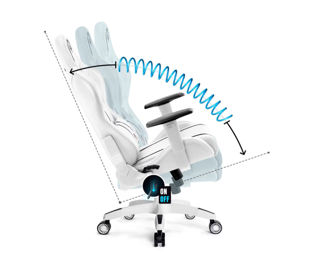 Diablo Chairs X-ONE 2.0 SMALL SIZE BIAŁO-CZARNY - 1527041 - zdjęcie 6